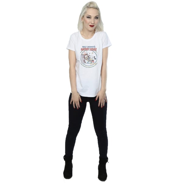 Disney Womens/Ladies Mickey Mouse Piano Cotton T-Shirt
