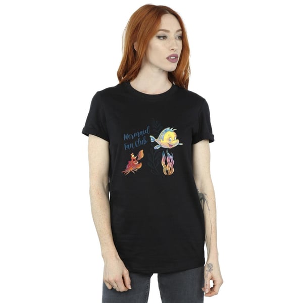 Disney Womens/Ladies The Little Mermaid Club Cotton Boyfriend T-Shirt
