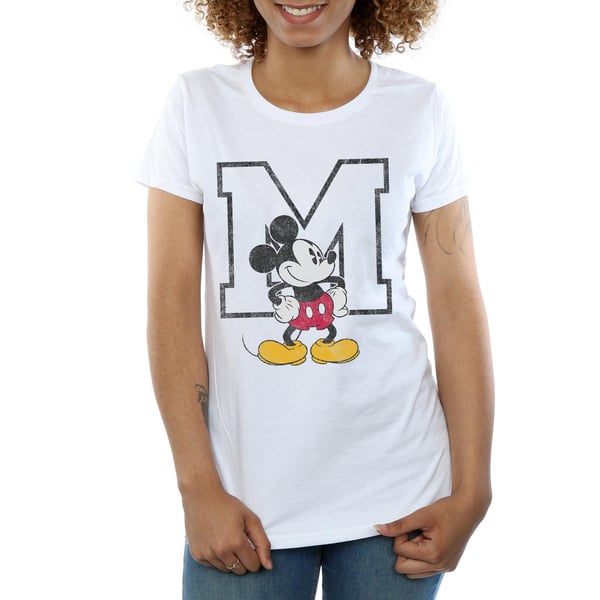 Disney Womens/Ladies Mickey Mouse Classic M Cotton T-Shirt