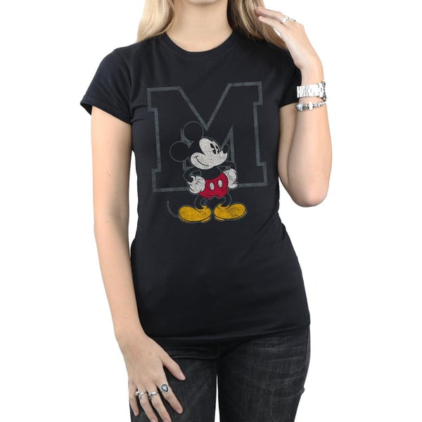 Disney Womens/Ladies Mickey Mouse Classic M Cotton T-Shirt