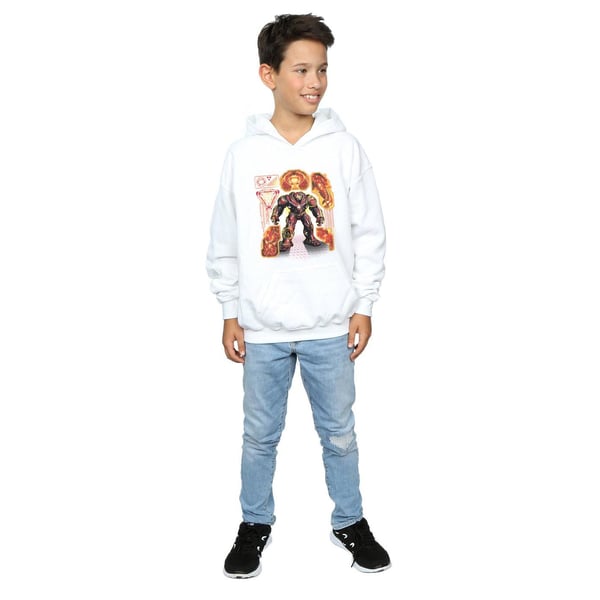 Marvel Boys Avengers Infinity War Hulkbuster Blueprint Hoodie