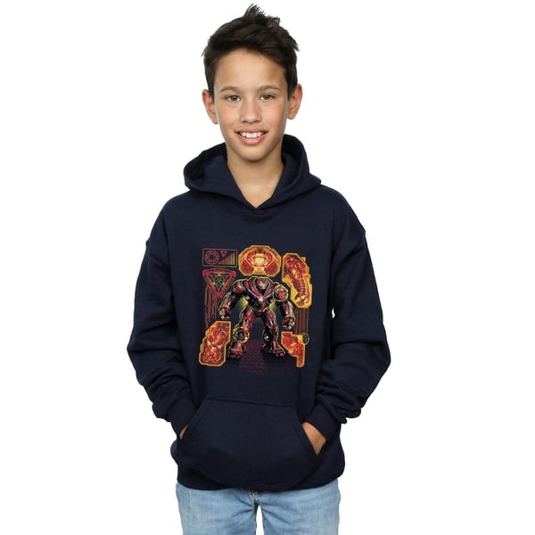 Marvel Boys Avengers Infinity War Hulkbuster Blueprint Hoodie