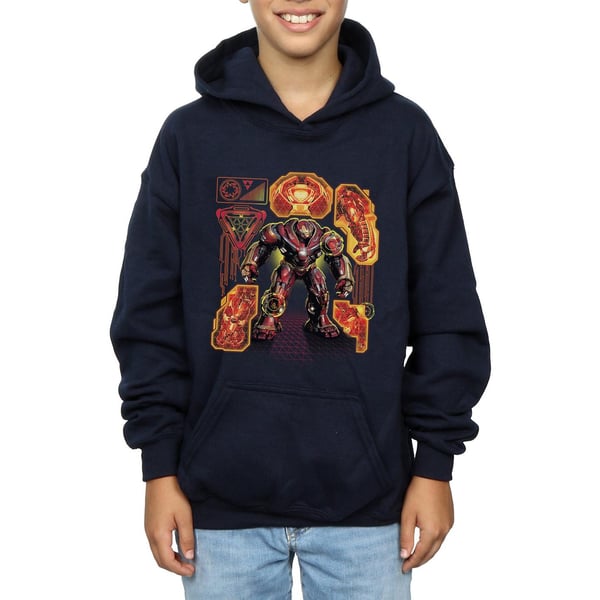 Marvel Boys Avengers Infinity War Hulkbuster Blueprint Hoodie