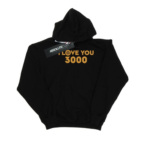 Marvel Mens Avengers Endgame I Love You 3000 Arc Reactor Hoodie