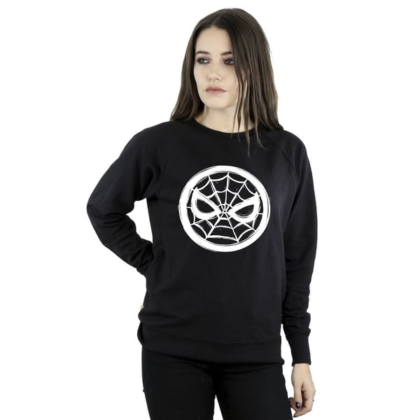 Marvel Womens/Ladies Spider-Man Chest Logo Sweatshirt