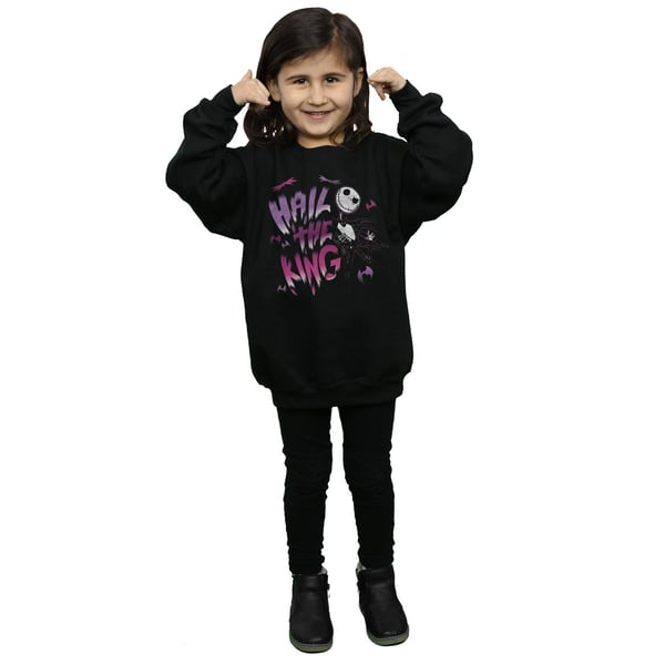 Disney Girls Nightmare Before Christmas Hail The King Sweatshirt