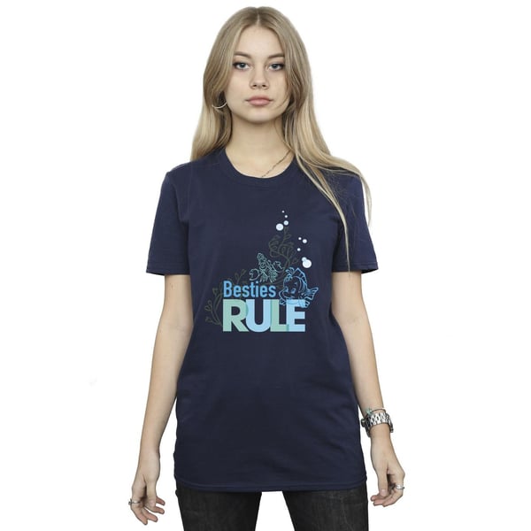 Disney Womens/Ladies The Little Mermaid Besties Cotton Boyfriend T-Shirt