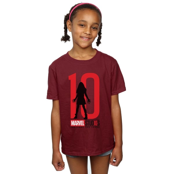 Marvel Studios Girls 10 Years Scarlet Witch Cotton T-Shirt