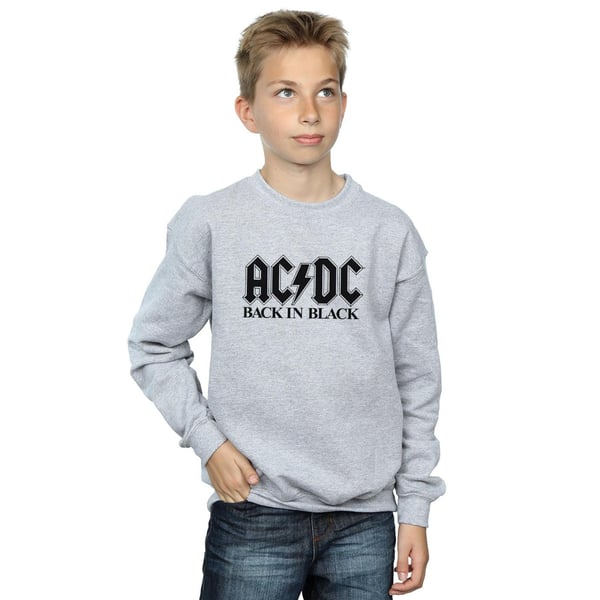 AC/DC Boys Back in Black Logo Sweatshirt