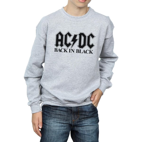 AC/DC Boys Back in Black Logo Sweatshirt