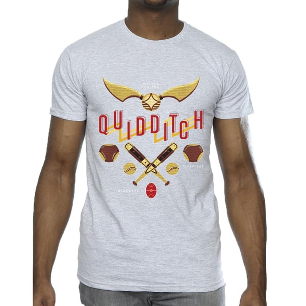 Harry Potter Mens Quidditch Golden Snitch T-Shirt