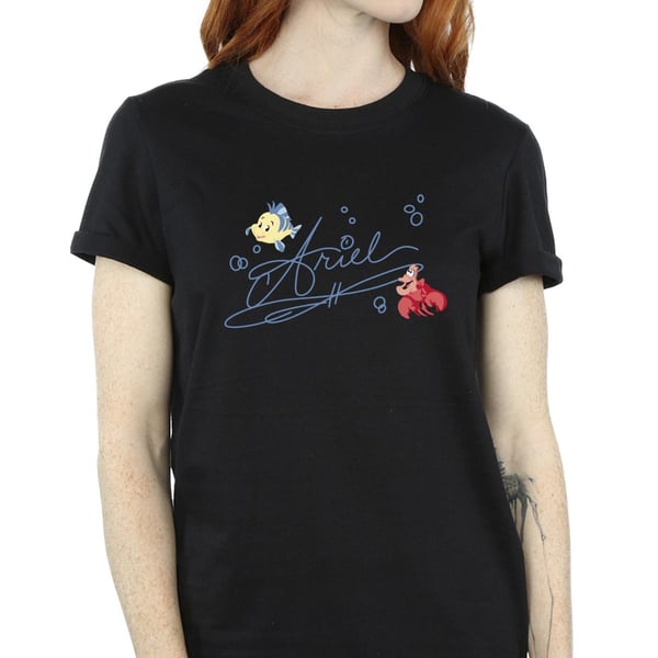 Disney Womens/Ladies The Little Mermaid Ariel Cotton Boyfriend T-Shirt