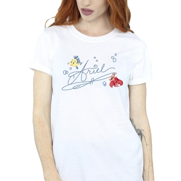 Disney Womens/Ladies The Little Mermaid Ariel Cotton Boyfriend T-Shirt