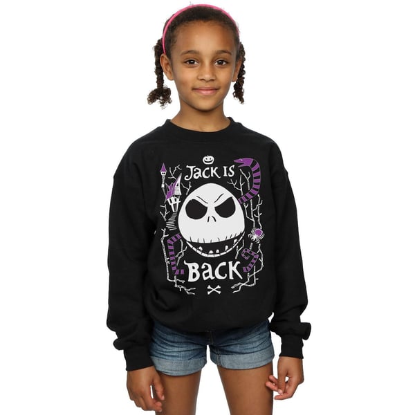 Disney Girls Nightmare Before Christmas Jack Is Back Sweatshirt
