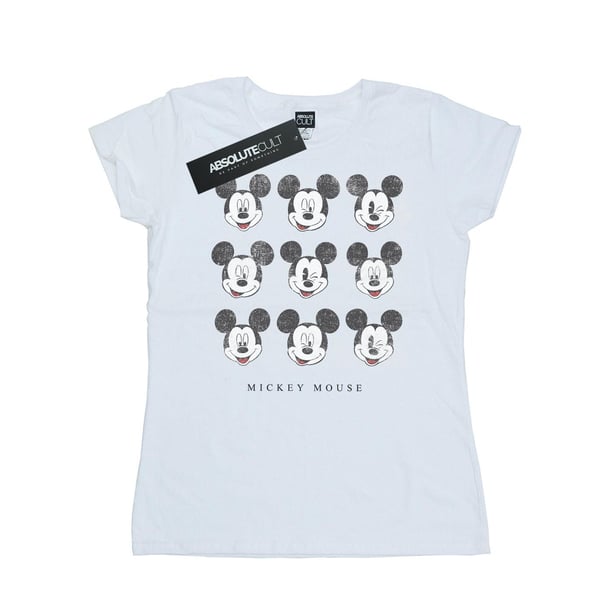 Disney Naisten Mikki Hiiri Wink And Smile Puuvillainen T-paita