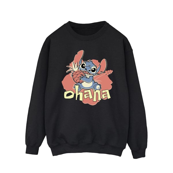 Disney Mens Lilo And Stitch Ohana Pineapple Sweatshirt
