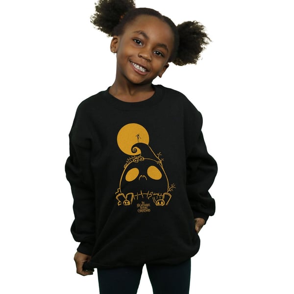 Disney Girls Nightmare Before Christmas Jack Skellington Cemetary Sweatshirt