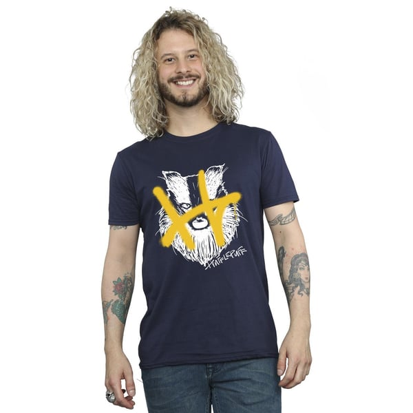 Harry Potter Mens Hufflepuff Pop Spray T-Shirt
