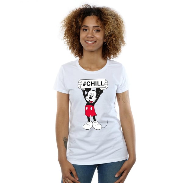 Disney Womens/Ladies Mickey Mouse Chill Cotton T-Shirt