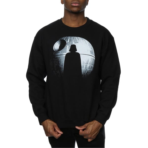 Star Wars Mens Rogue One Death Star Vader Silhouette Sweatshirt