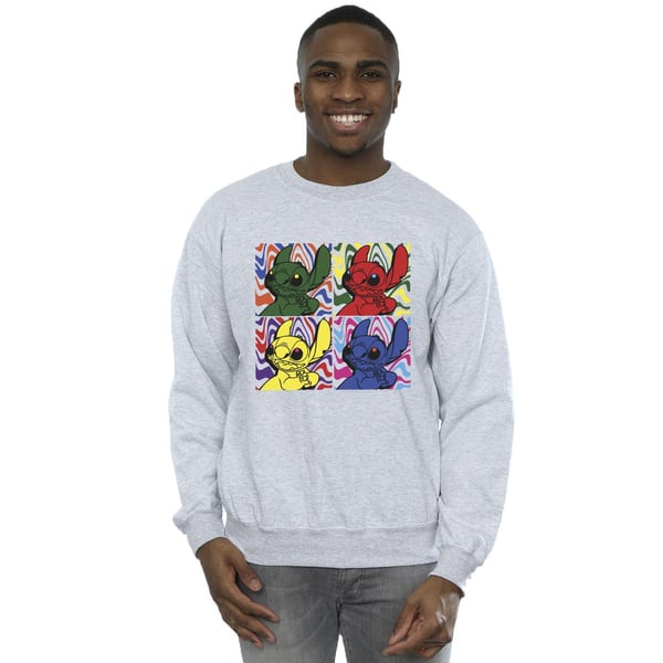 Disney Mens Lilo & Stitch Pop Art Sweatshirt