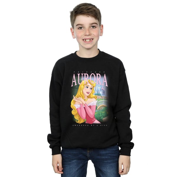 Disney Poikien Prinsessa Ruusunen Aurora Montage -collegepaita