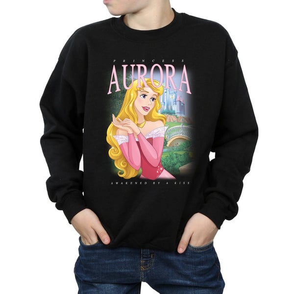 Disney Poikien Prinsessa Ruusunen Aurora Montage -collegepaita