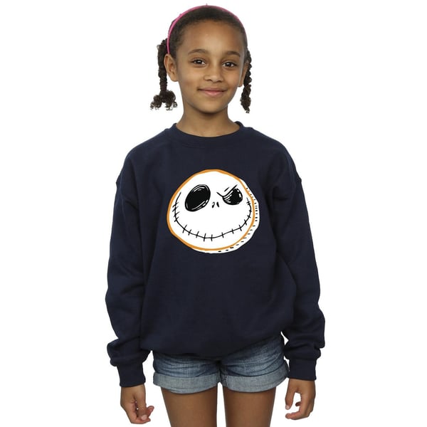 Disney Girls The Nightmare Before Christmas Jack Face Sweatshirt
