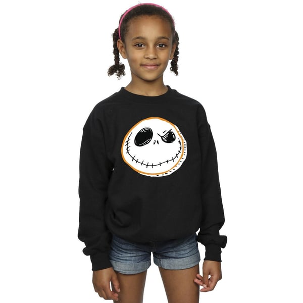 Disney Girls The Nightmare Before Christmas Jack Face Sweatshirt
