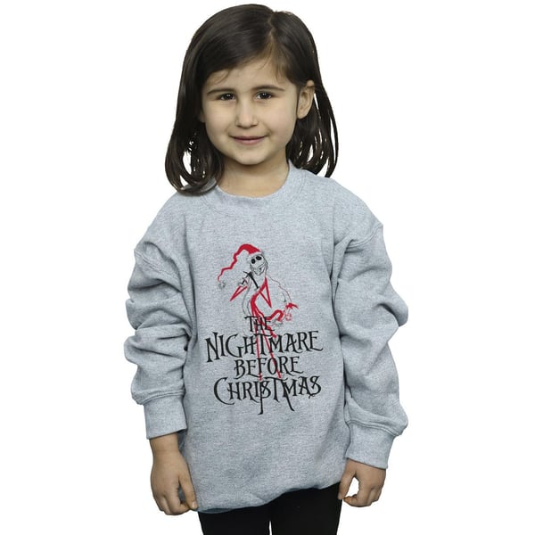 Disney Girls The Nightmare Before Christmas Santa Sweatshirt