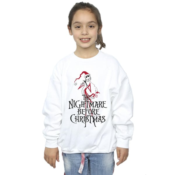 Disney Girls The Nightmare Before Christmas Santa Sweatshirt