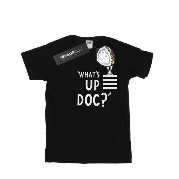 Looney Tunes Womens/Ladies Bugs Bunny What´s Up Doc Stripes Cotton Boyfriend T-Shirt