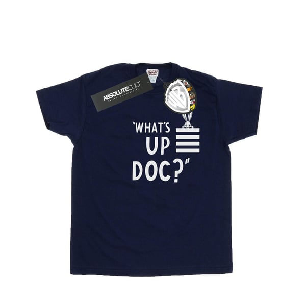 Looney Tunes Womens/Ladies Bugs Bunny What´s Up Doc Stripes Cotton Boyfriend T-Shirt