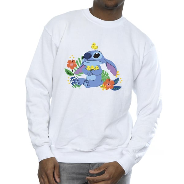 Disney Mens Lilo & Stitch Birds Sweatshirt