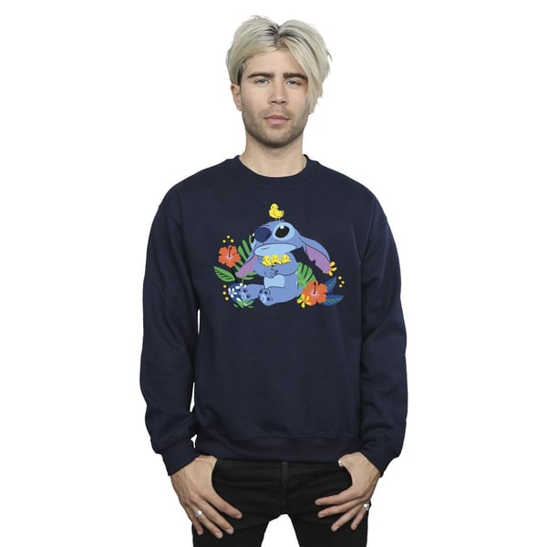 Disney Mens Lilo & Stitch Birds Sweatshirt