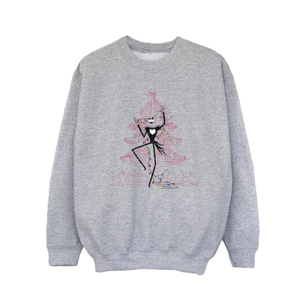 Disney Girls The Nightmare Before Christmas Tree Pink Sweatshirt