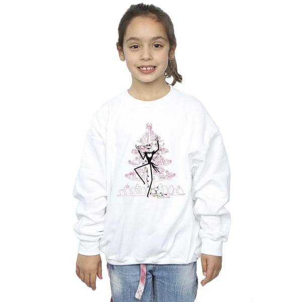 Disney Girls The Nightmare Before Christmas Tree Pink Sweatshirt