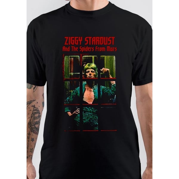 David Bowie Unisex Adult Ziggy Stardust T-Shirt