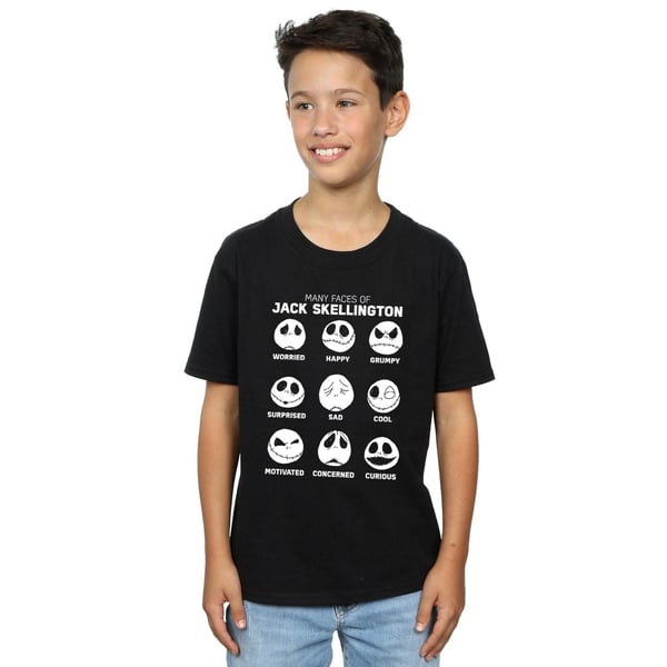 Disney Boys Nightmare Before Christmas The Many Faces Of Jack T-Shirt