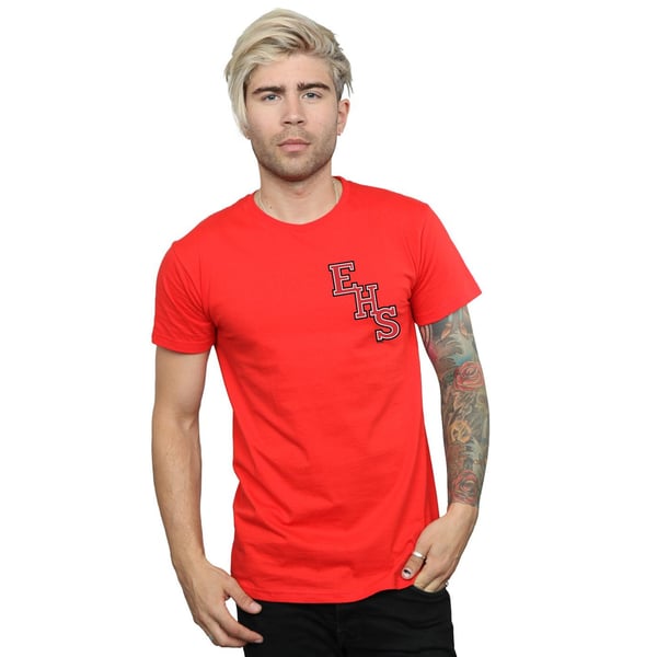 Disney Mens High School Musical The Musical EHS Logo Breast Print T-Shirt