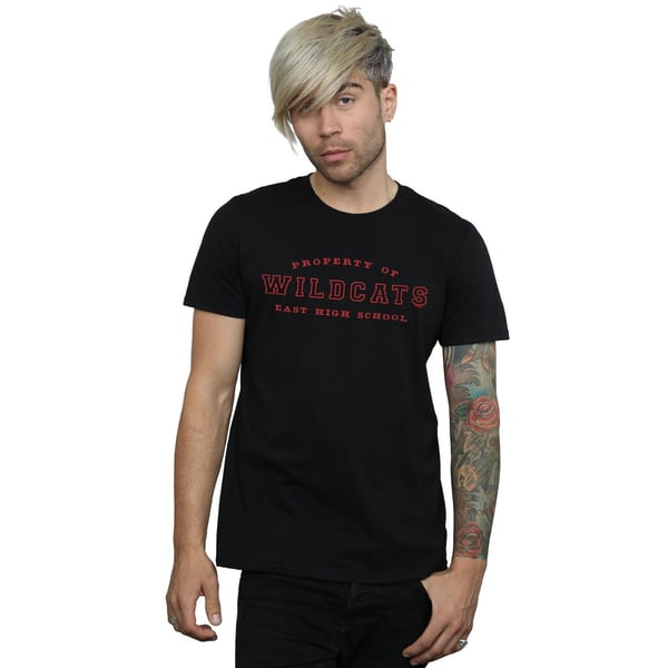Disney Mens High School Musical The Musical Property Of Wildcats T-Shirt