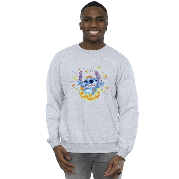 Disney Mens Lilo & Stitch Cracking Egg Sweatshirt