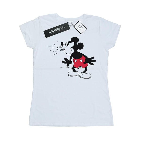 Disney Womens/Ladies Mickey Mouse Tongue Cotton T-Shirt