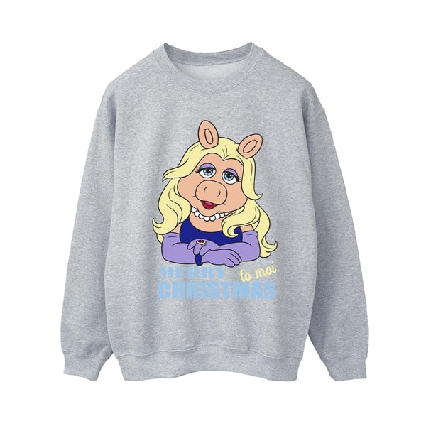 Disney Womens/Ladies Muppets Miss Piggy Queen of Holidays Sweatshirt
