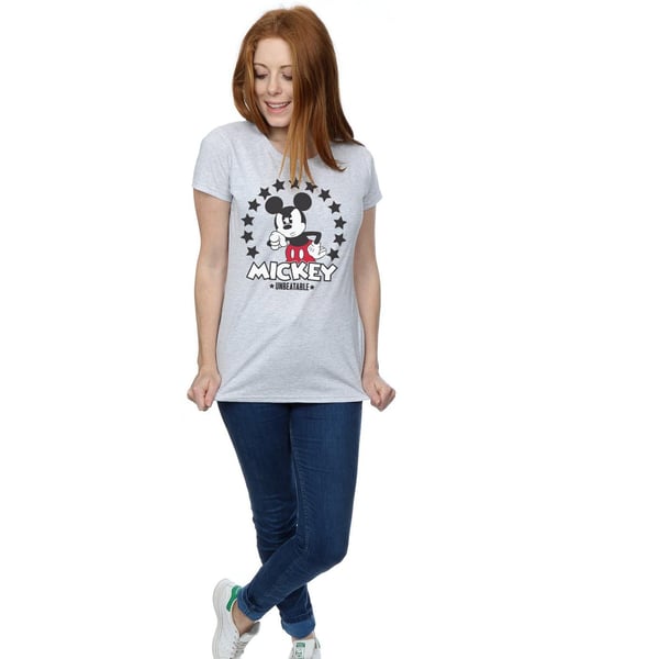 Disney Womens/Ladies Mickey Mouse Unbeatable Cotton T-Shirt