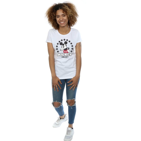 Disney Womens/Ladies Mickey Mouse Unbeatable Cotton T-Shirt