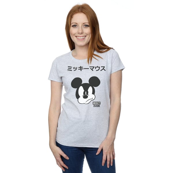 Disney Womens/Ladies Mickey Mouse Japanese Cotton T-Shirt