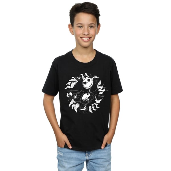 Disney Boys Nightmare Before Christmas Jack Bat Circle T-Shirt