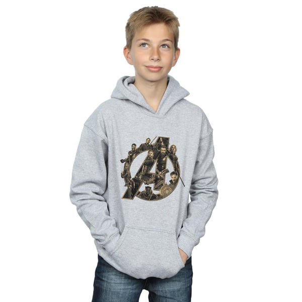 Marvel Boys Avengers Infinity War Marvel Logo -huppari