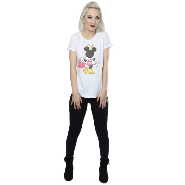 Disney Womens/Ladies Minnie Mouse Back Pose Cotton T-Shirt